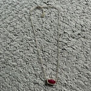 Maroon Kendra Scott necklace